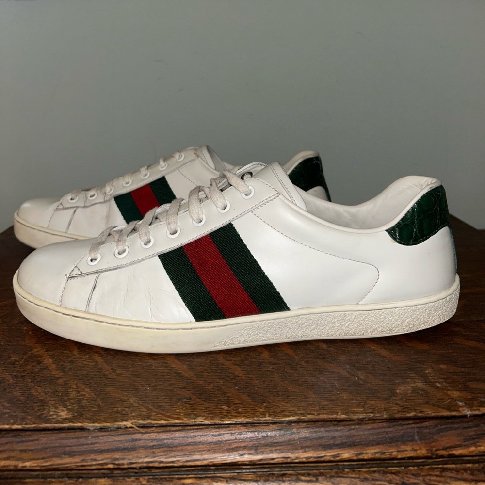 Gucci Ace Sneaker - Mens - Authentic - Size 10.5